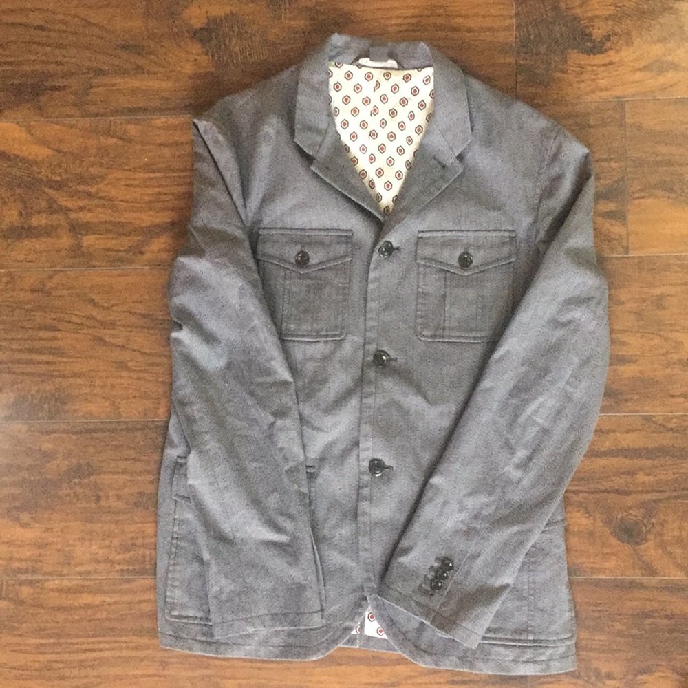 Armani Exchange Gray Blazer Men’s Medium Jacket